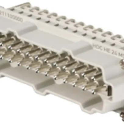 Inserto maschio Weidmüller HDC HE 500V 16A 24L a vite grd.8 