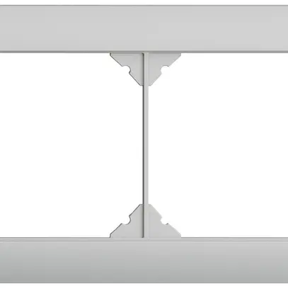UP-Kopfzeile EDIZIOdue SNAPFIX® 1×2 horizontal 148×88mm hellgrau 