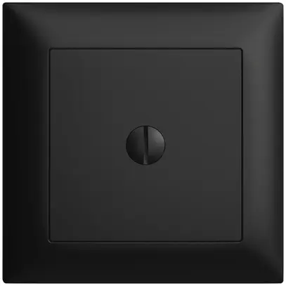 Copertura cieca INC EDIZIOdue nero 88×88mm 