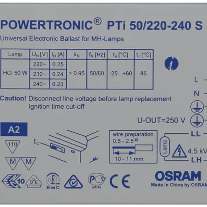 Ballast Powertronic Intelligent 35/220…240V 