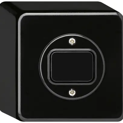 Interrupteur AP basico 3/1L noir 