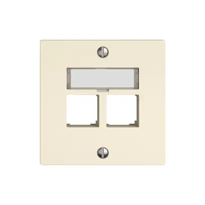 Kit di montaggio EDIZIO.liv EASYNET S-One SNAPFIX® destra per 2×RJ45 cr 