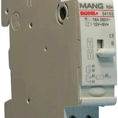 Relais R54 ELBRO 12VAC/6VDC 1C 