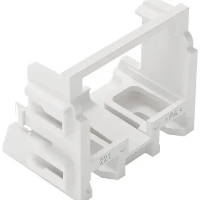 Adattatore di fissaggio WAGO s.scarico di trazione p.10×4mm² a vite bi 