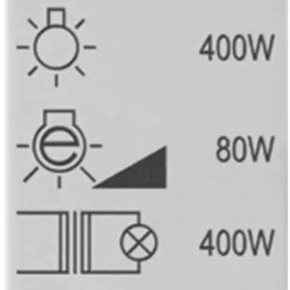 Élément de puissance AMD Theben 400W pour DMG 2 T KNX 