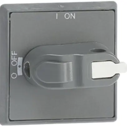 Maniglia per OT16-125F grigio IP54 fermo porta chiudibile 