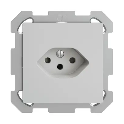 UP-Steckdose EDIZIOdue T13 hellgrau mit Shutter 