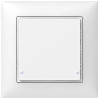 Senseur poussoir ENC SIDUS KNX Design type B, 1/2, blanc 