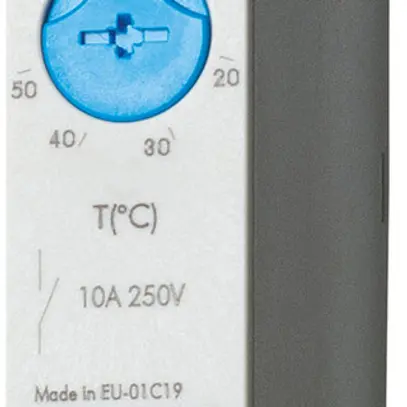 Sorvegliante di temperatura 1Ch 10A 0°…60°C 