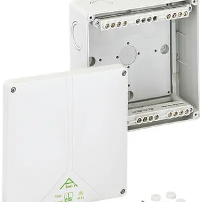 Boîte dérivation AP Abox-i 160 PC, 16mm², 180×180×91mm, IP65 