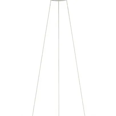 LED-Pendelleuchte SLV PANEL 60 ROUND DALI 43W 3150lm 3000K Ø600×32mm weiss 