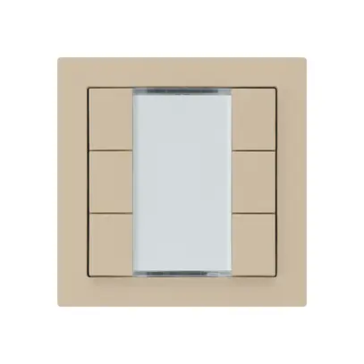 UP-Taster kallysto A KNX 6× s/e-link beige 