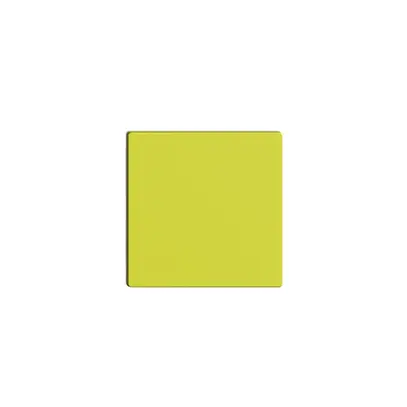 Pulsante 1/1 INC Edue Wiser senza simbolo lemon 