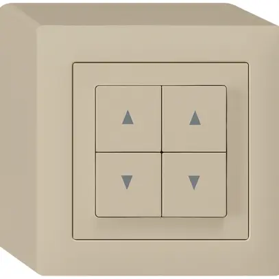 Interrupteur pour stores AP kallysto beige avec 4 touches 