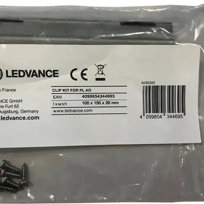 Jeu de crampons de montage LEDVANCE Q-Clip acier 45×25×33mm zinc jeu de 4 