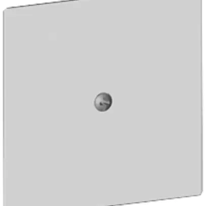 Plaque frontale kallysto 60×60mm blanc pour élément de puissance supplémentaire 