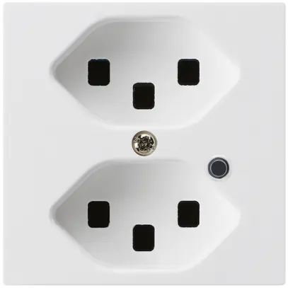 Presa Hager kallysto 2×T23 illuminato A bianco ultra 