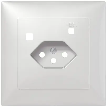 Kit di copertura SIDUS B per presa FI T13 bianco lucido 
