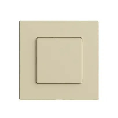 Commande pour interrupteur 1K/1T Edue Wiser vanille 