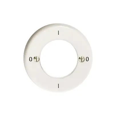 Kit frontal Feller 0-1-0-1 blanc pour interrupteur rotatif à clé 