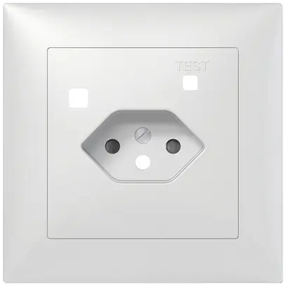 Kit frontal SIDUS B pour prise FI T13 avec shutter blanc brillant 