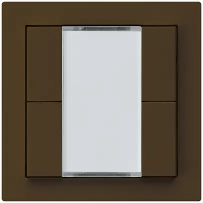 Tasto INC kallysto A KNX 4× s/e-link marrone 