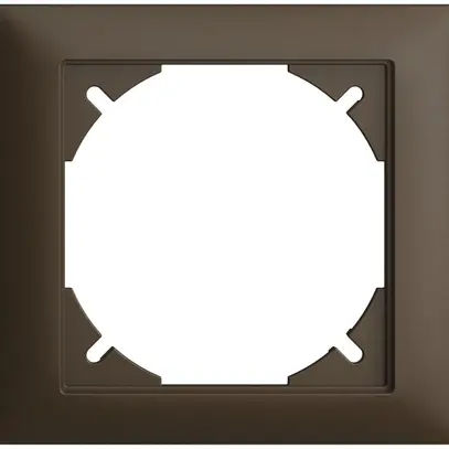 Cadre de recouvrement EDIZIOdue 80×86mm coffee 