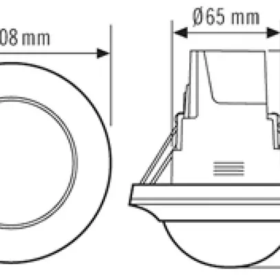 Détecteur de présence ENC ESYLUX PD-C 360bt/24 APC10 PS plus DALI-2 blanc 