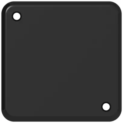 Placca frontale Classic 4fori di fissaggio nero 