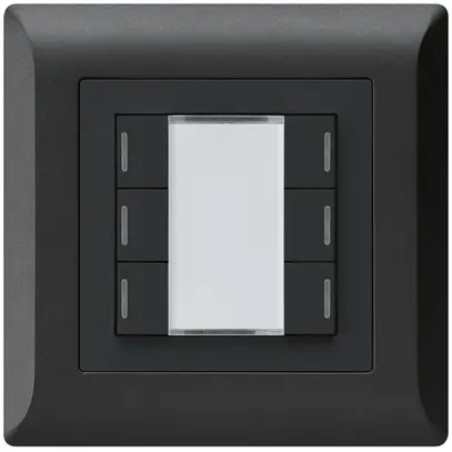 Tasto INC kallysto.line KNX 6×nero LED RGB s/e-link 