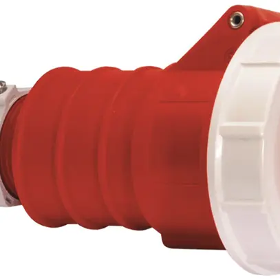 Prise mob.CEE Bals 4P 32A 400V 6h rouge IP67 nick.QC.TE-Plus 