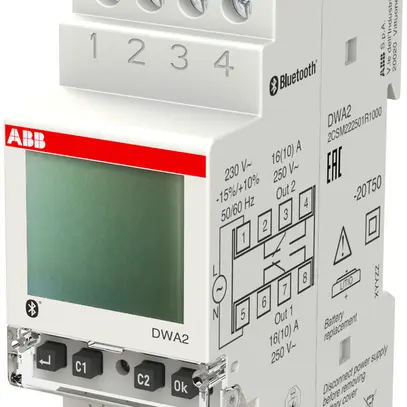 Timer astro AMD digitale ABB DWA2 2 canali 