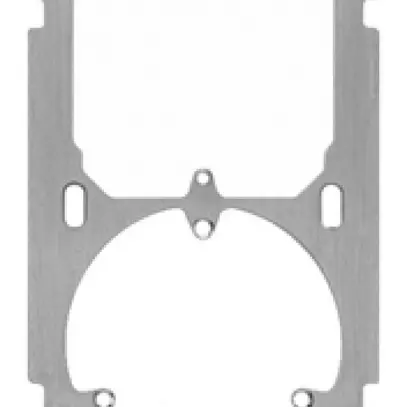 Plaque de fixation I-I Hager pour FA6/M3/XLR+3×T13 137×77mm 