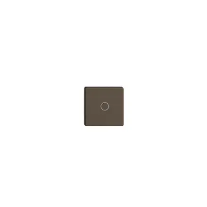 Pulsante 1/4 INC Edue Wiser simbolo O (off) coffee 