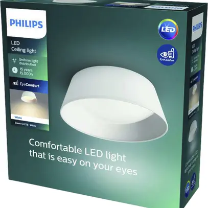 Plafoniera LED Philips CL258 14W 1100lm 3000K IP20 Ø340mm bianco 