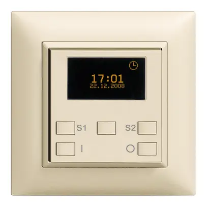Minuteur astro. ENC ON-OFF 1c/2t ZEP EDIZIOdue crema 