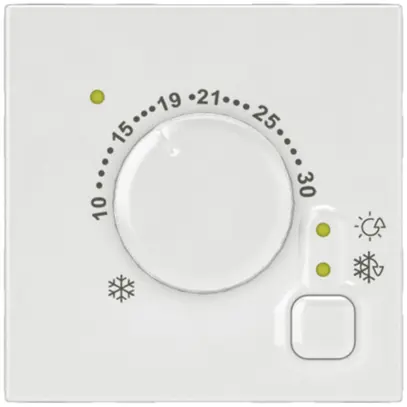 Termostato ambiente INS MOS 16A bianco 10…40°C 2 moduli 