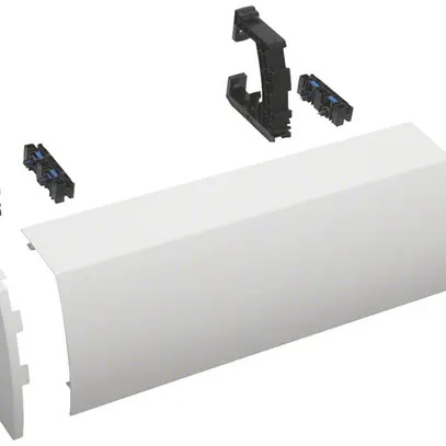 Canale di smistamento Hager, 2-file, 550×176×135mm senza alogeno 