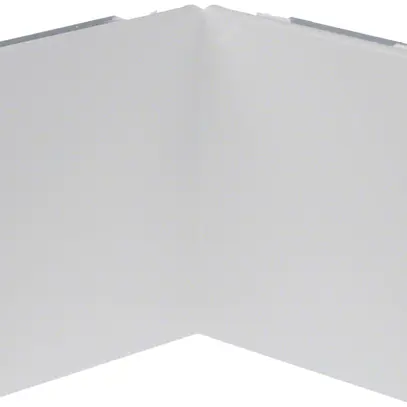 Cache pour angle intérieur 80mm gris clair 