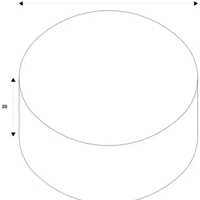 Abat-jour SLV FENDA Ø300×200mm gris 