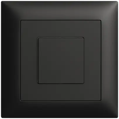 Interruttore INC 1K/1T Edue Wiser nero 