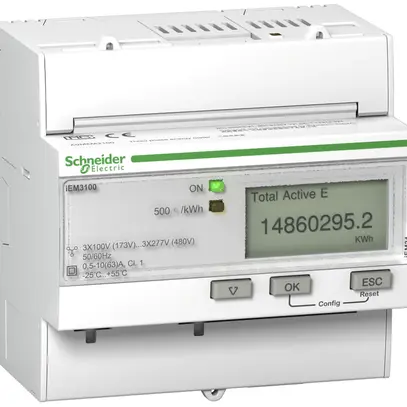 Contatore energia AMD Schneider Electric iEM3100 3P+N 63A 