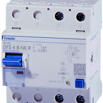 Interruttore differenziale Doepke 63A 300mA 4L tipo B NK 