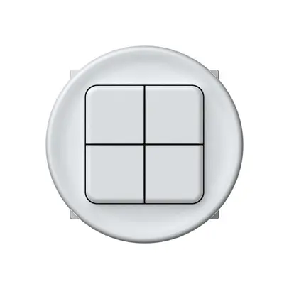 Pulsante KNX origin 4×tasti bianco 