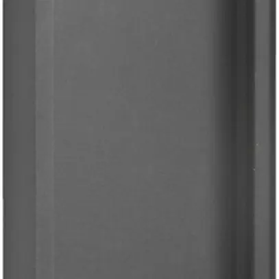 Scatola AP per citofono Hager elcom.one 398×92×28.5mm alluminio nero 