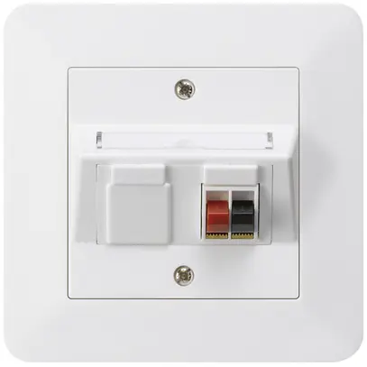Presa INC audio kallysto.trend 1×bianco morsetto per 1 altoparlante 