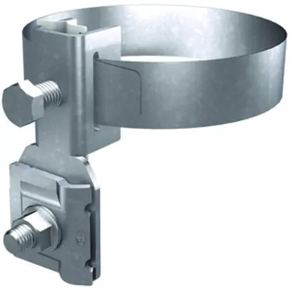 Collare di contatto Flury AV 26 acciaio inossidabile A2, per tubo max.Ø 80mm 