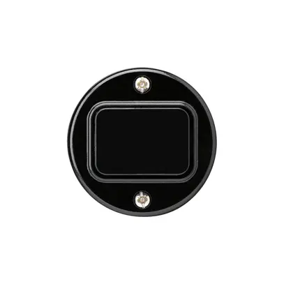 Kit frontal basico Ø43mm noir pour interr./contact poussoir 