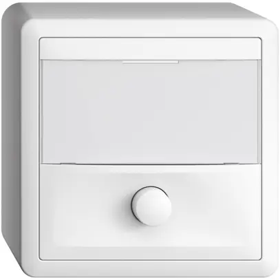Tasto AP con porta-etichetta EDIZIOdue bianco 