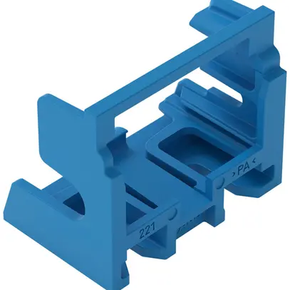 Befestigungsadapter WAGO o.Zugentlastung für 10×4mm² seitlich bl 